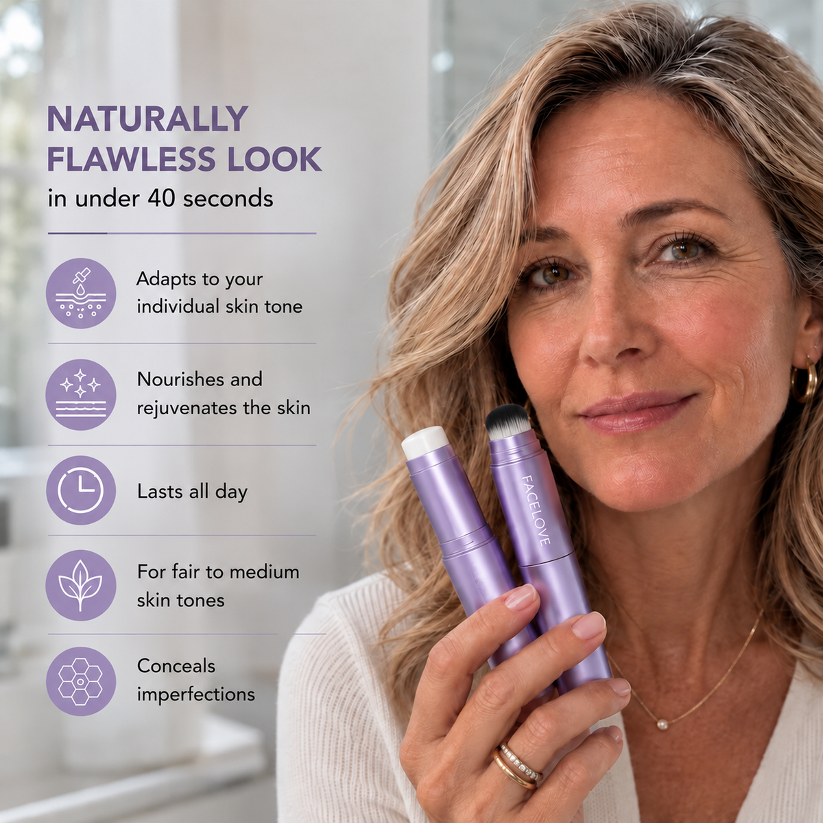 Changing Foundation Stick – The stick that makes mature skin glow again